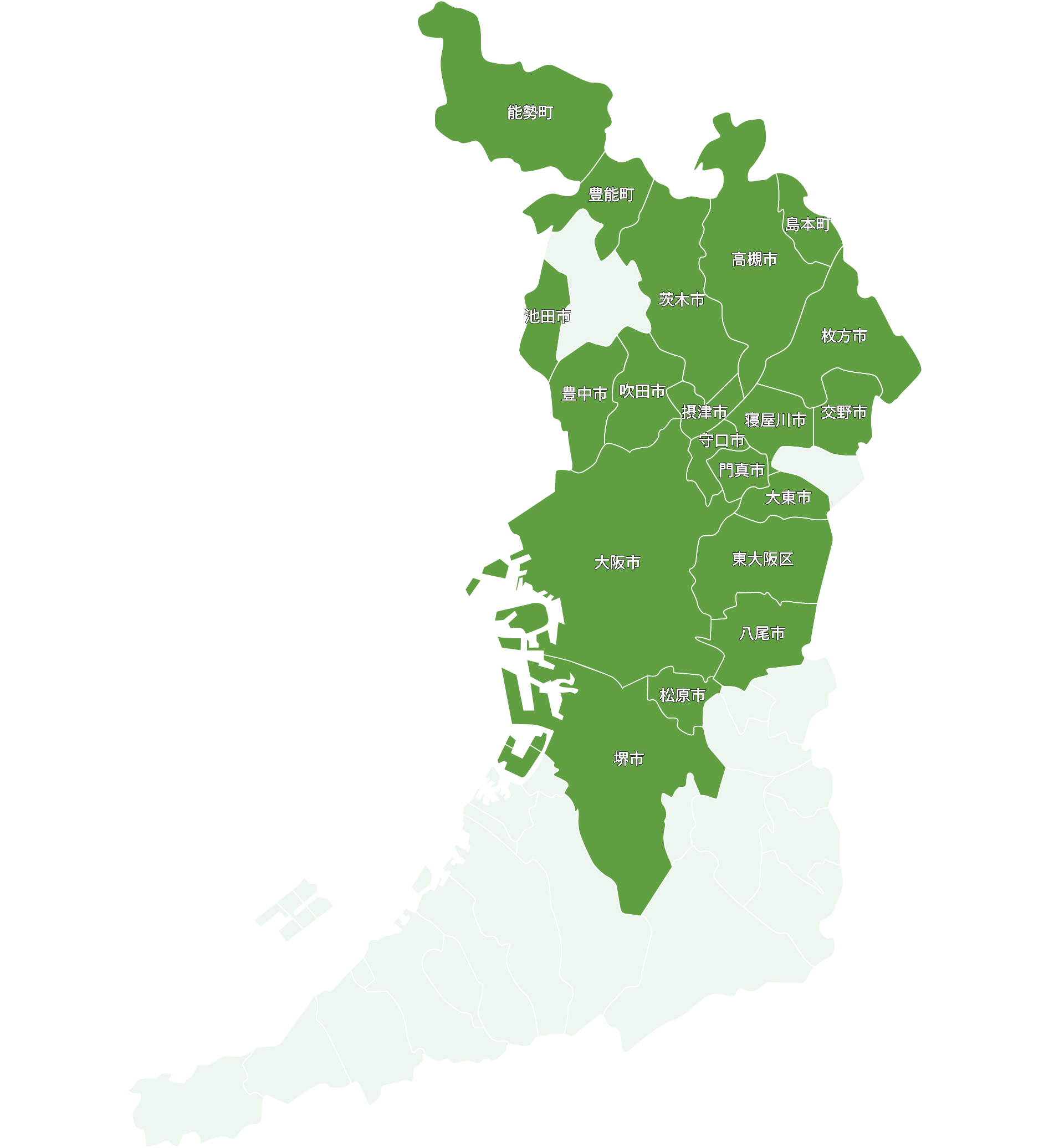大阪府用地募集情報エリア