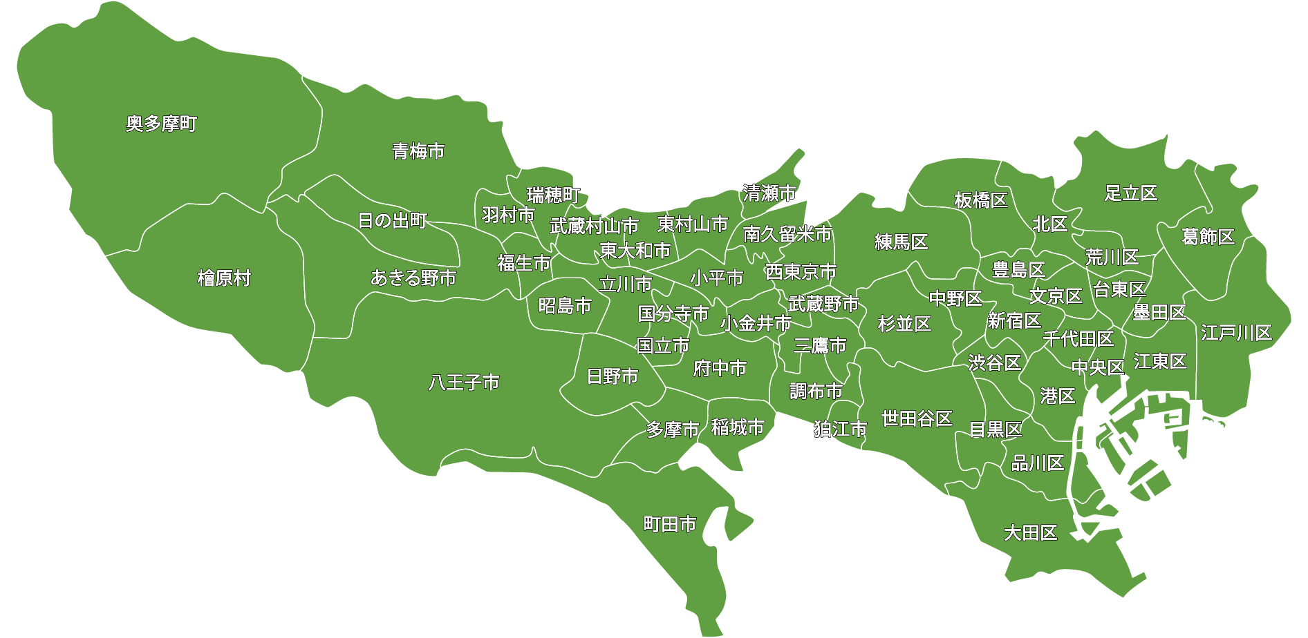 東京都用地募集情報エリア